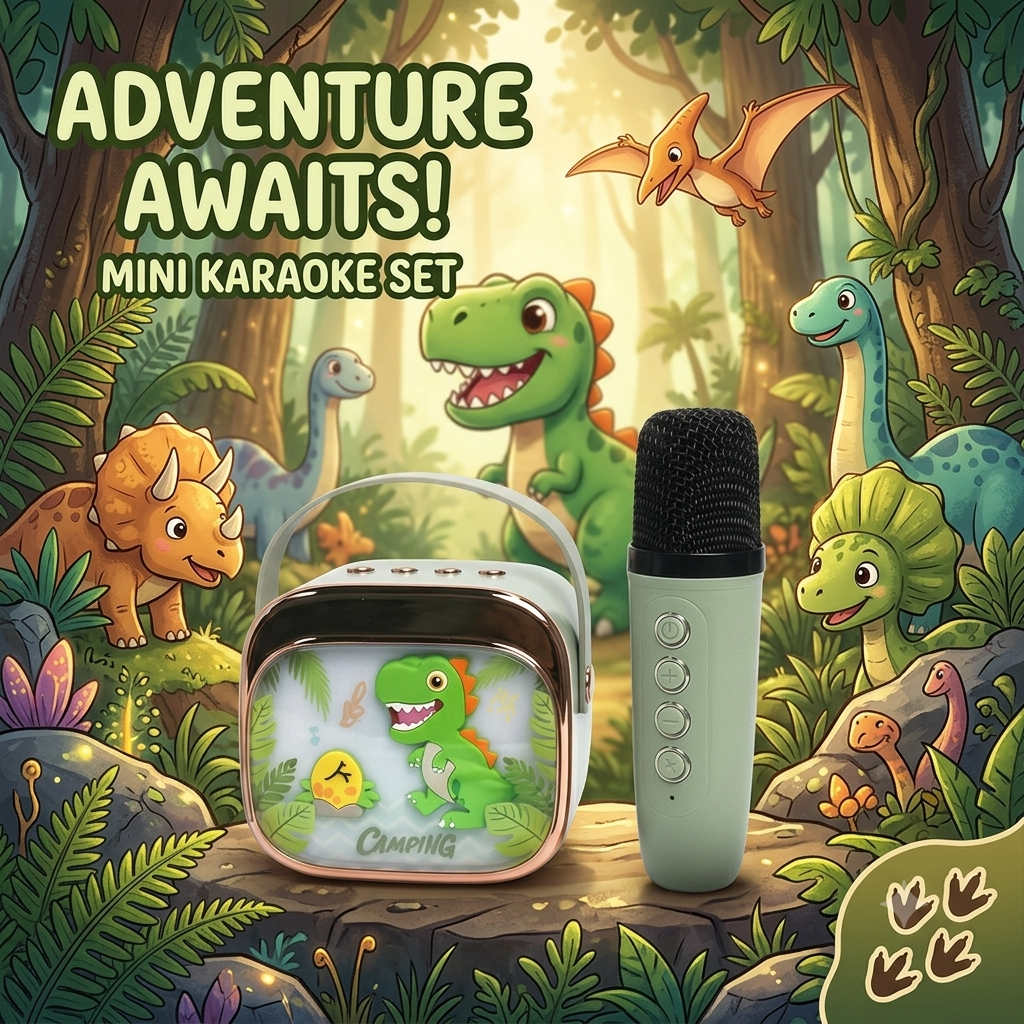 Dino - Karaoke Speaker With Mike for Fun !!