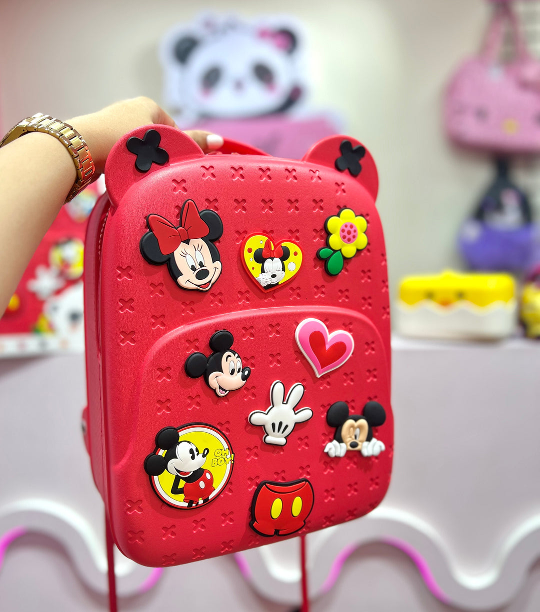 Micky Mouse - Silicone Backpack With DIY Jibbitz