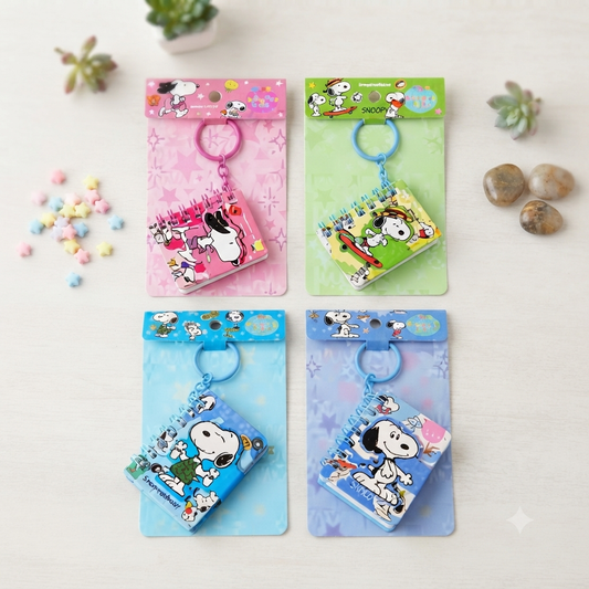Snoopy - Mini Pocket Keychain Diary