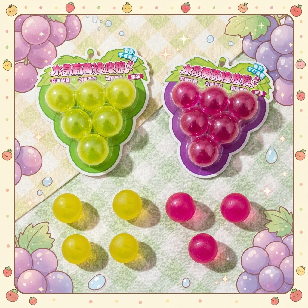 Cute Grape Shape Crazy Balls | 6pcs