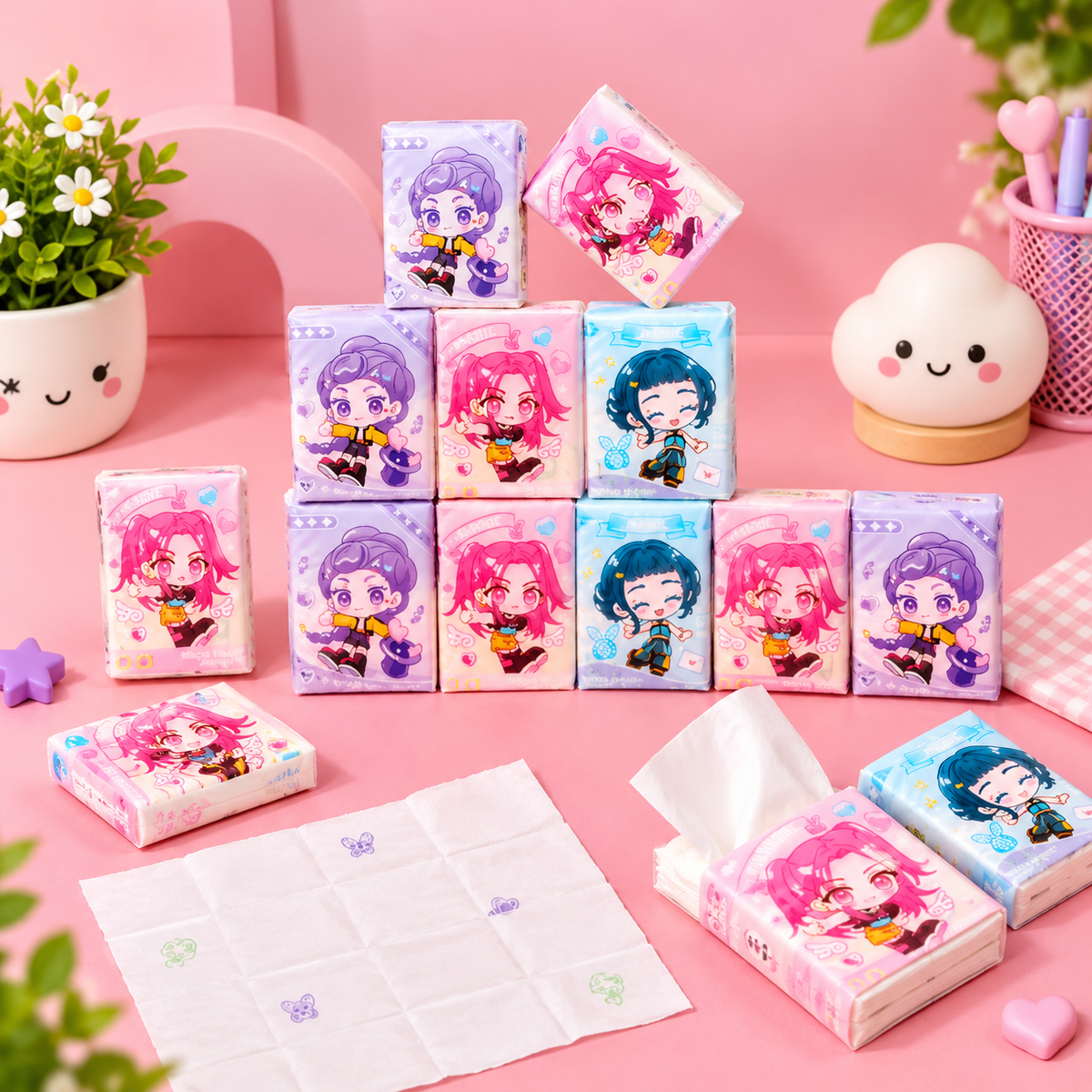 K-pop - Dry Tissue | 12pcs