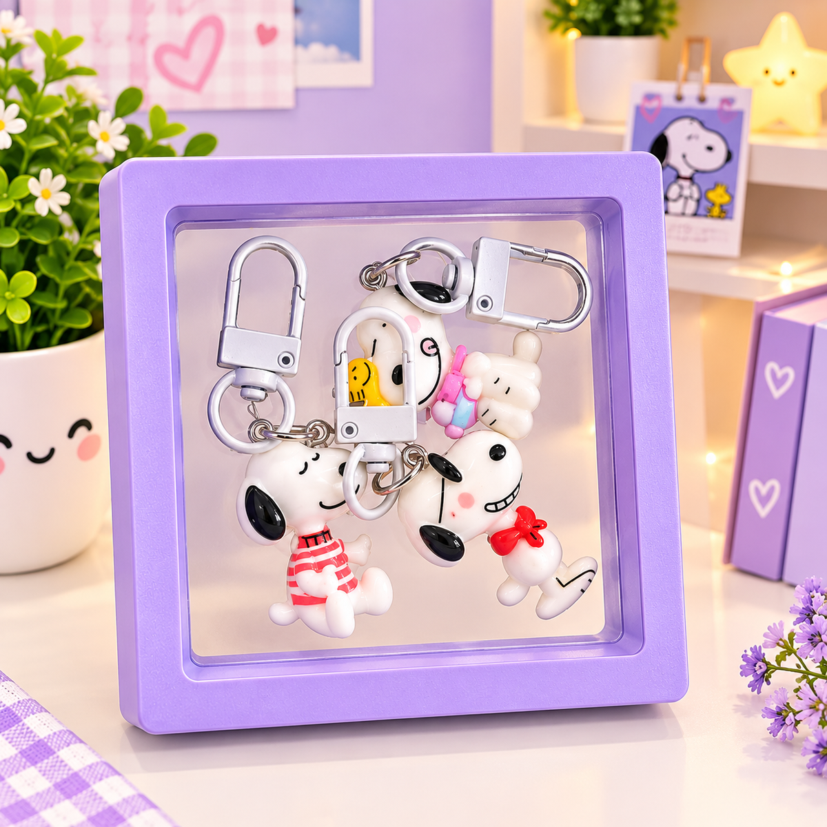 Snoopy Charms Keychain