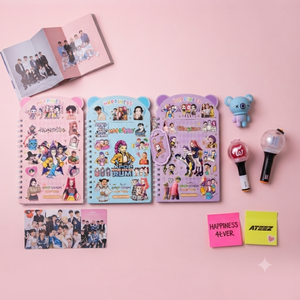 K-Pop Demon Hunters - Spiral Sticker Book