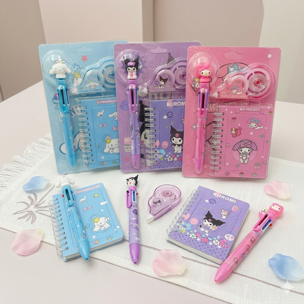 Sanrio - 3pcs Stationary Gift Set