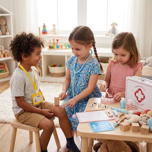 Wooden Children's Doctor Toy