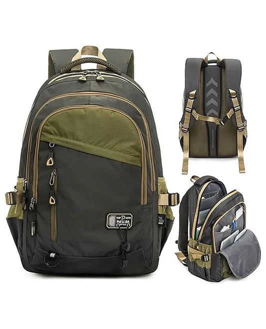 Peilijia - 18" Multi-Compartment Ergonomic Big Backpack