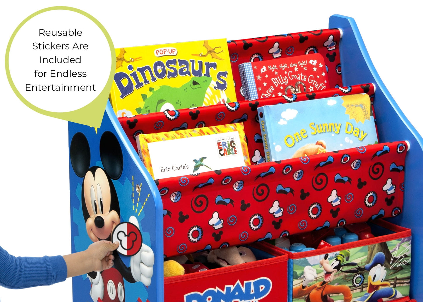 Disney - Mickey Mouse Book and Toy Organizer