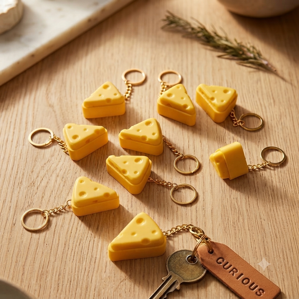 Cheese clicker Keychain | 1pcs
