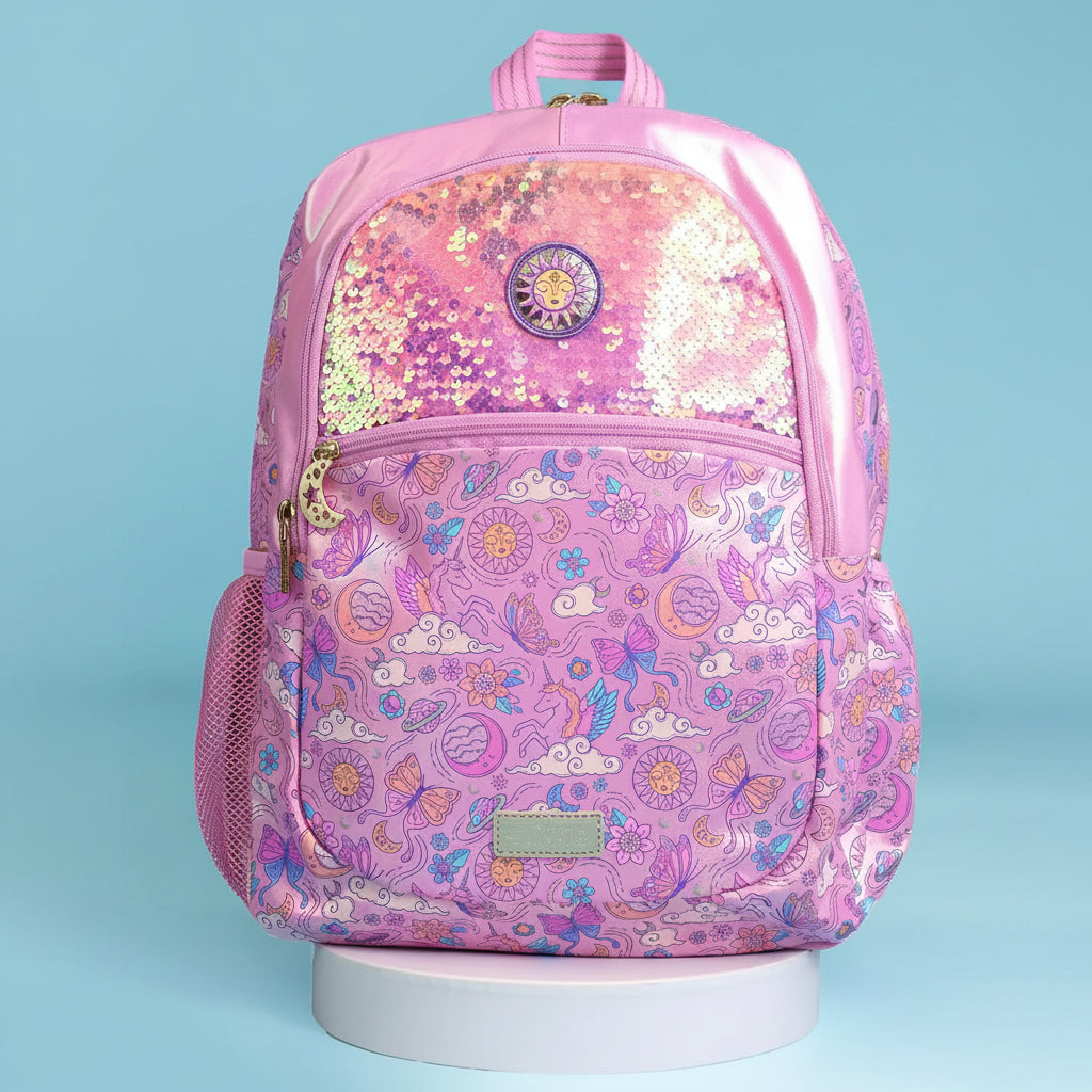 Pink Cosmos - Smiggle 16” Premium Backpack