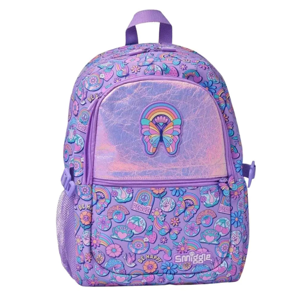 Butterfly Purple - Smiggle 16” Premium Backpack