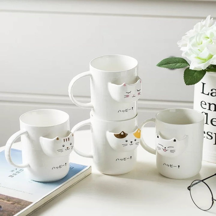 Cute Cat Ceramic Mug