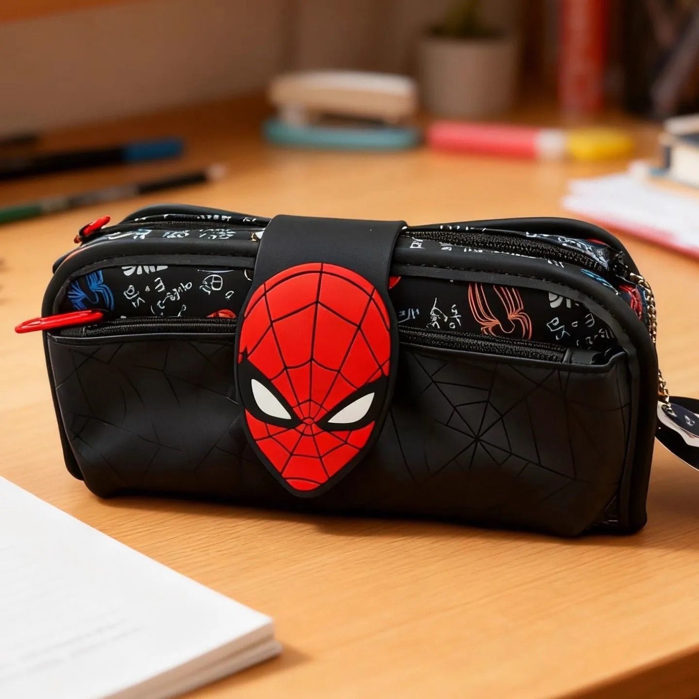 Spiderman x Smiggle - Double Layer Pencil Case