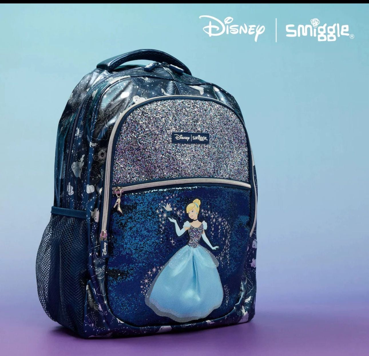 Disney Princess Cinderella - Smiggle 16” Premium Backpack