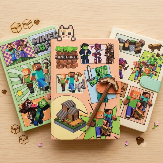 Minecraft Snap Lock Notebook