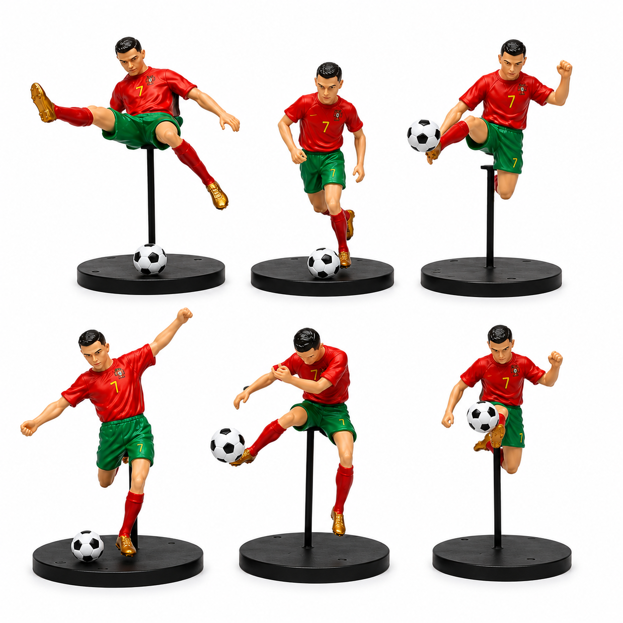 Ronaldo - Football Collectible Figure| 6pcs