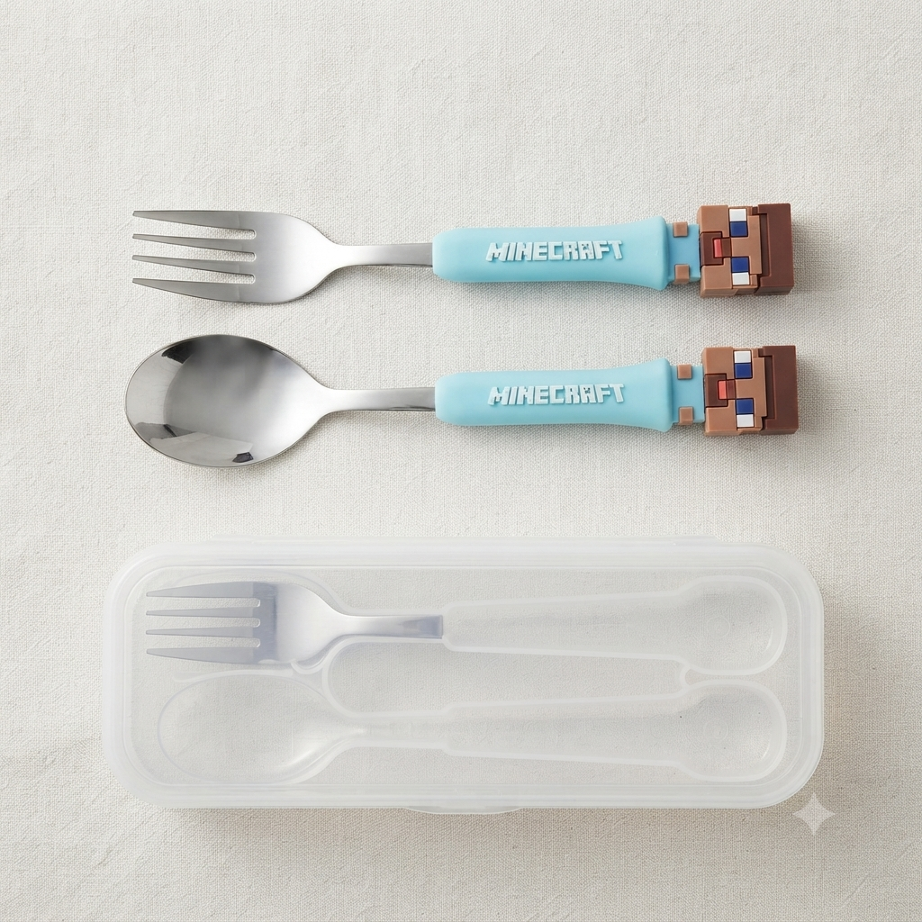 Minecraft Cutlery Set - 2pcs
