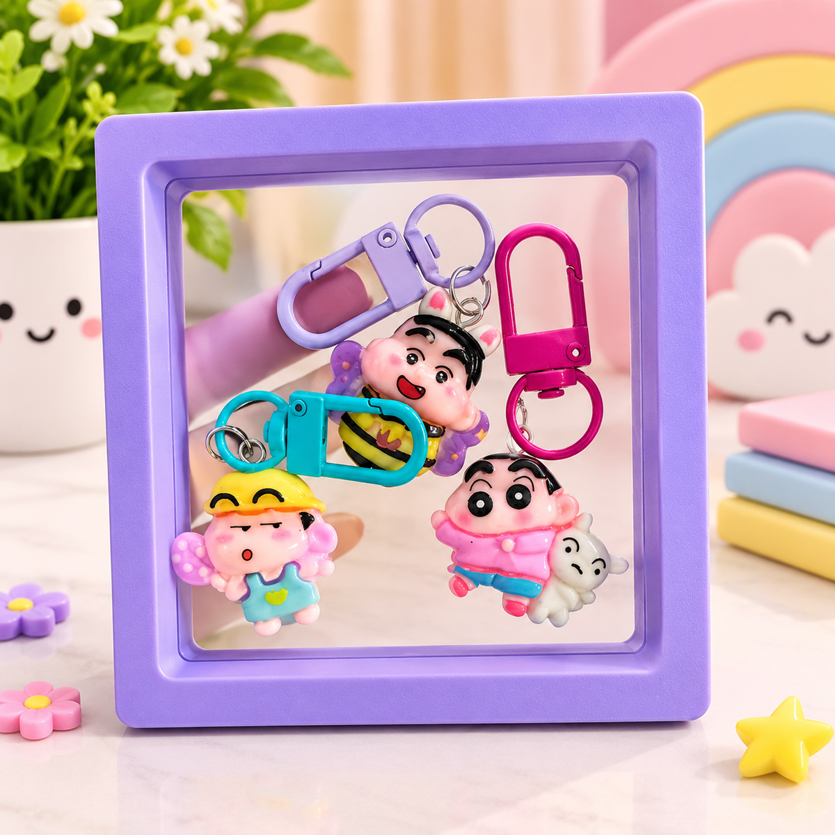 Shinchan Charms Keychain