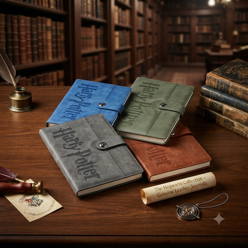 HP Wizard World - Leather Embossed Journal