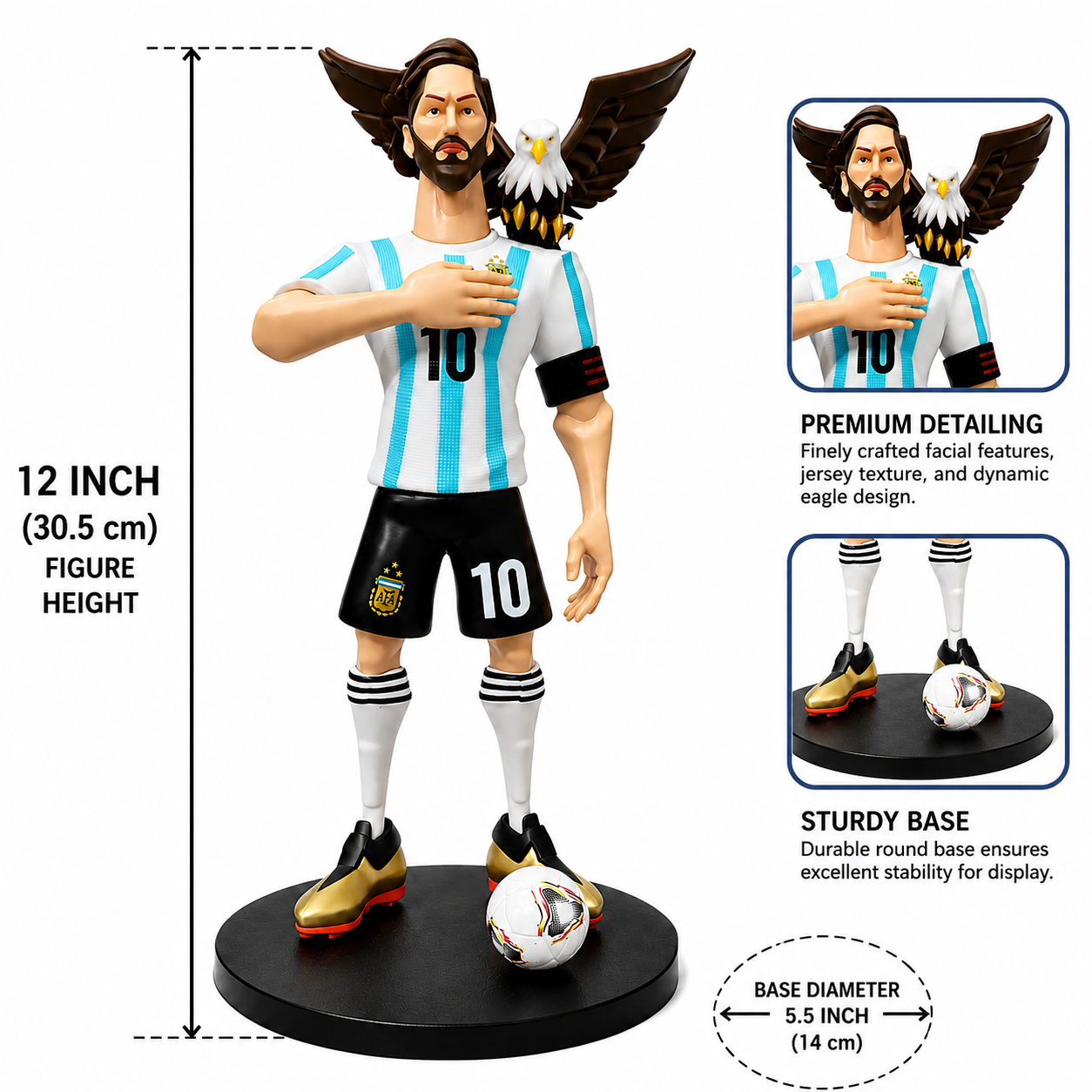 Messi - Football Collectible Figure | 1pcs