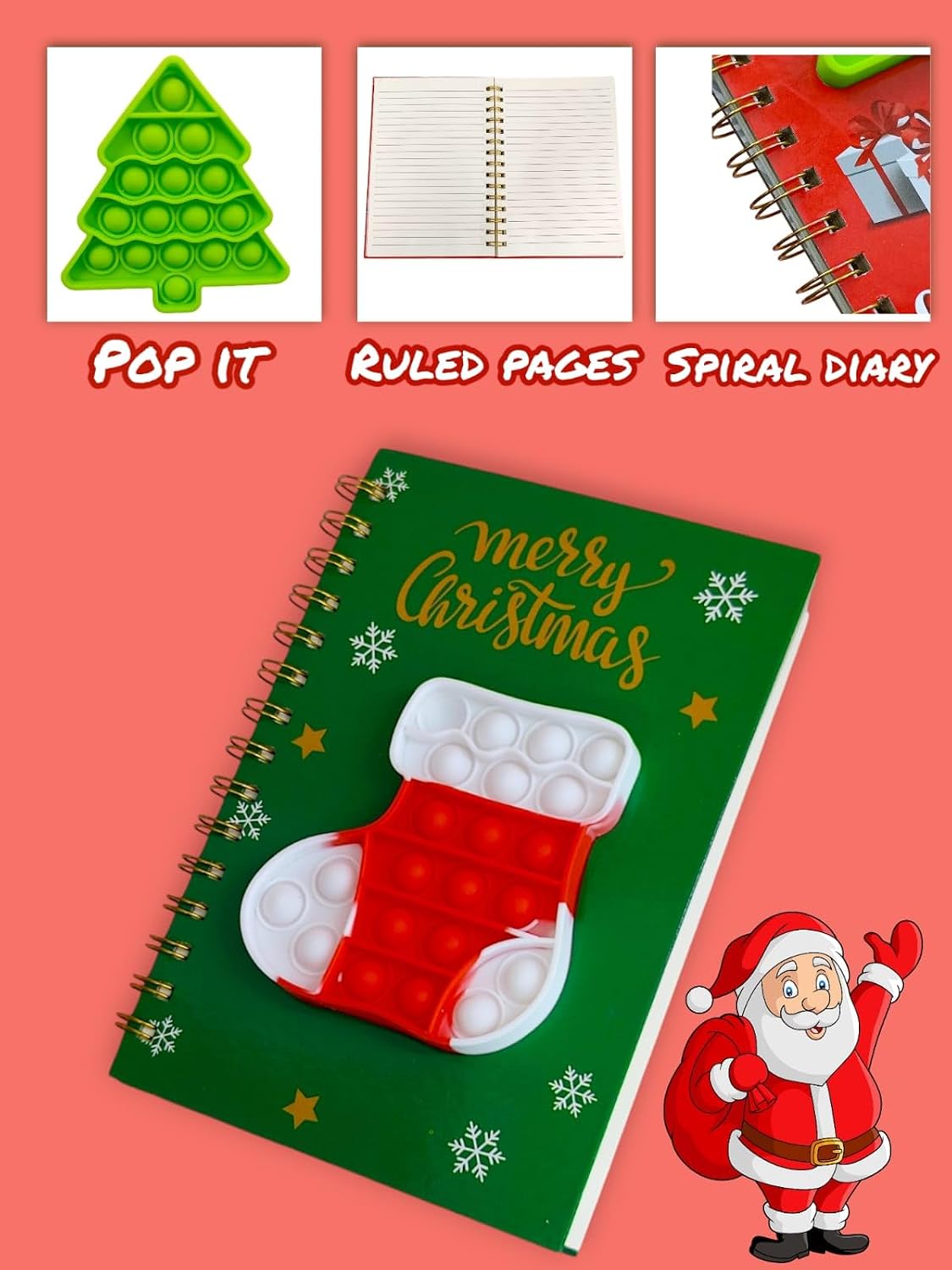 Christmas Pop It Diary