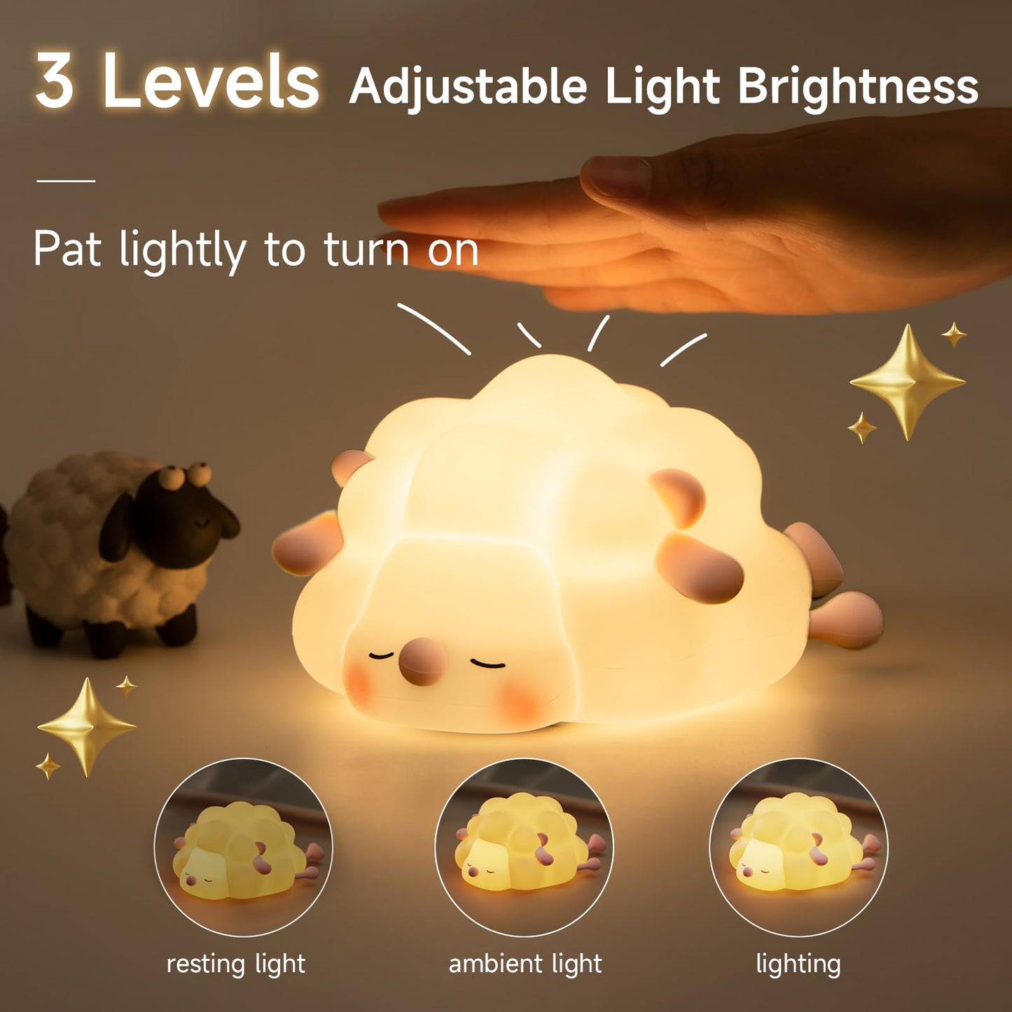 Sleeping Sheep - Silicone Night Lamp