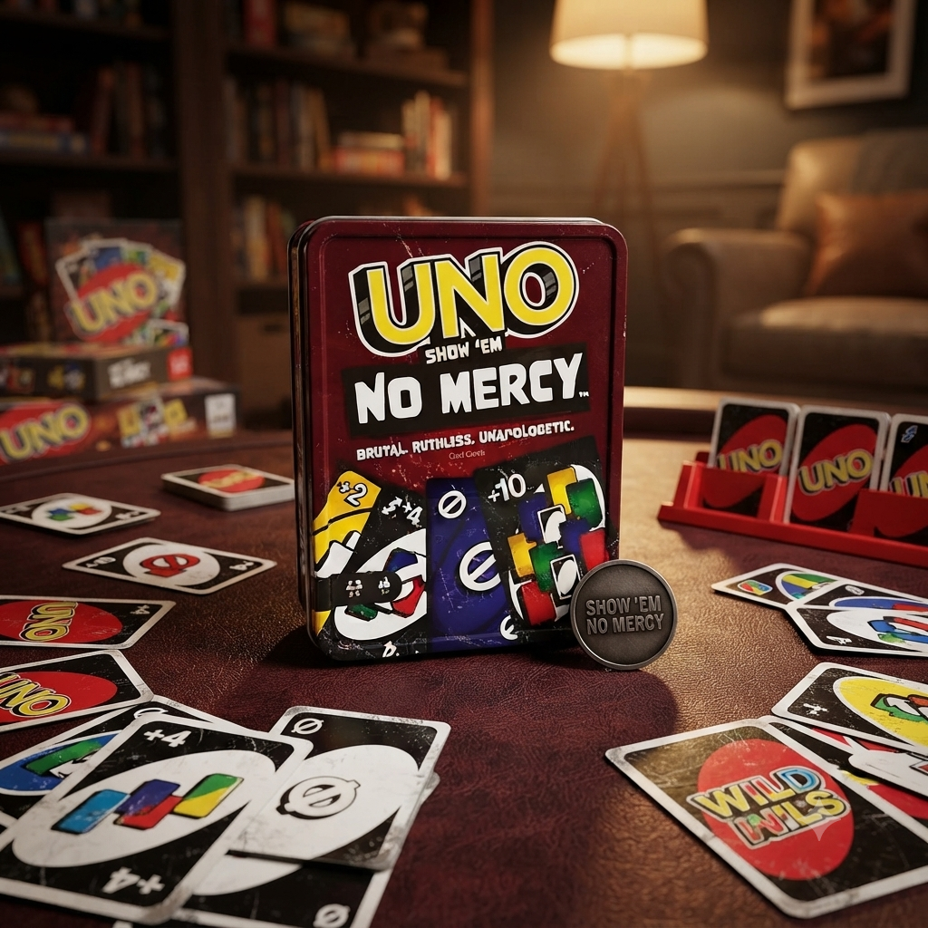 Show 'Em No Mercy Uno Card Game - Special Edition Tin