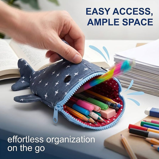 Stylish Shark Shape Pencil Pouch