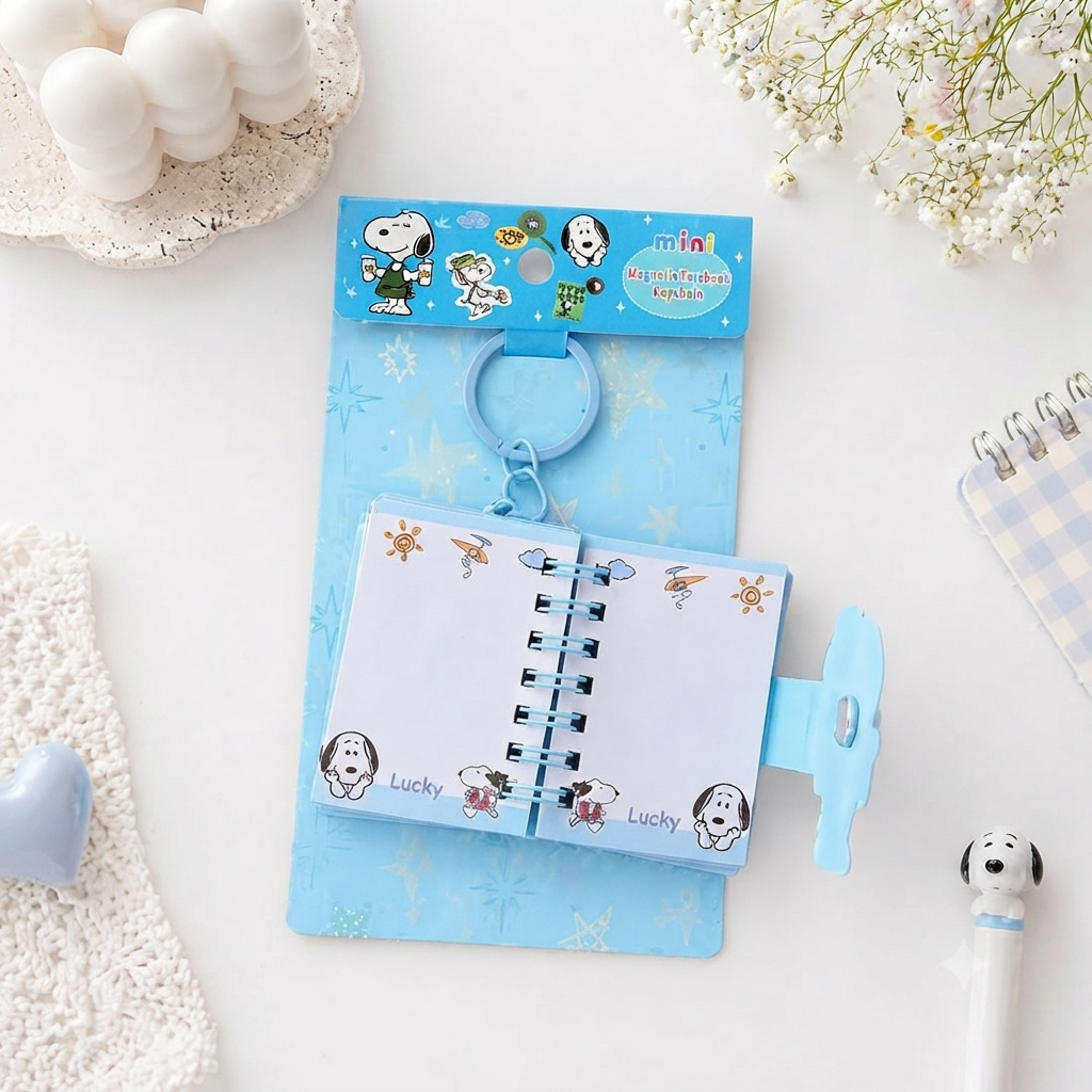 Snoopy - Mini Pocket Keychain Diary