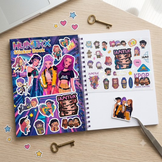 K-Pop Huntrix Sticker Book