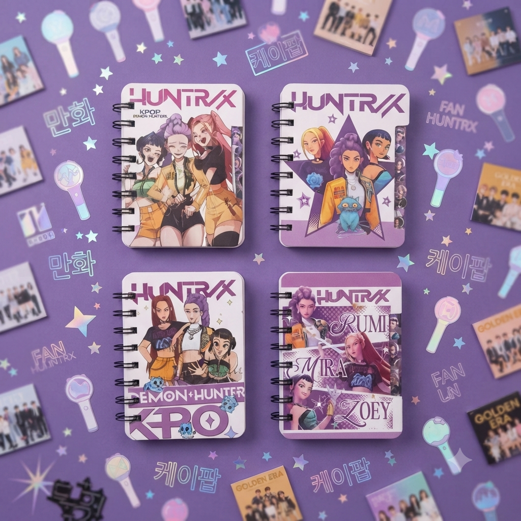 K-Pop - Huntrix - Pocket Spiral Diary