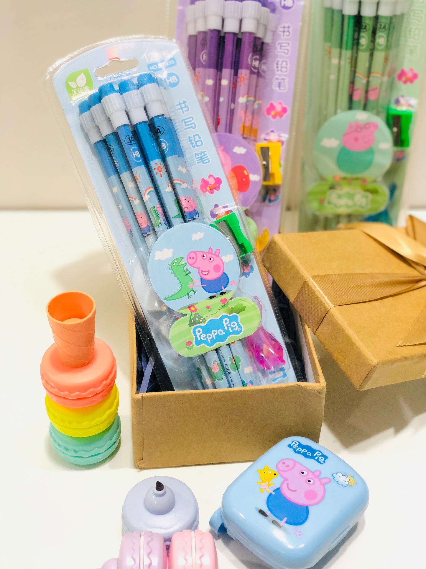 Pencil Set with Erasers