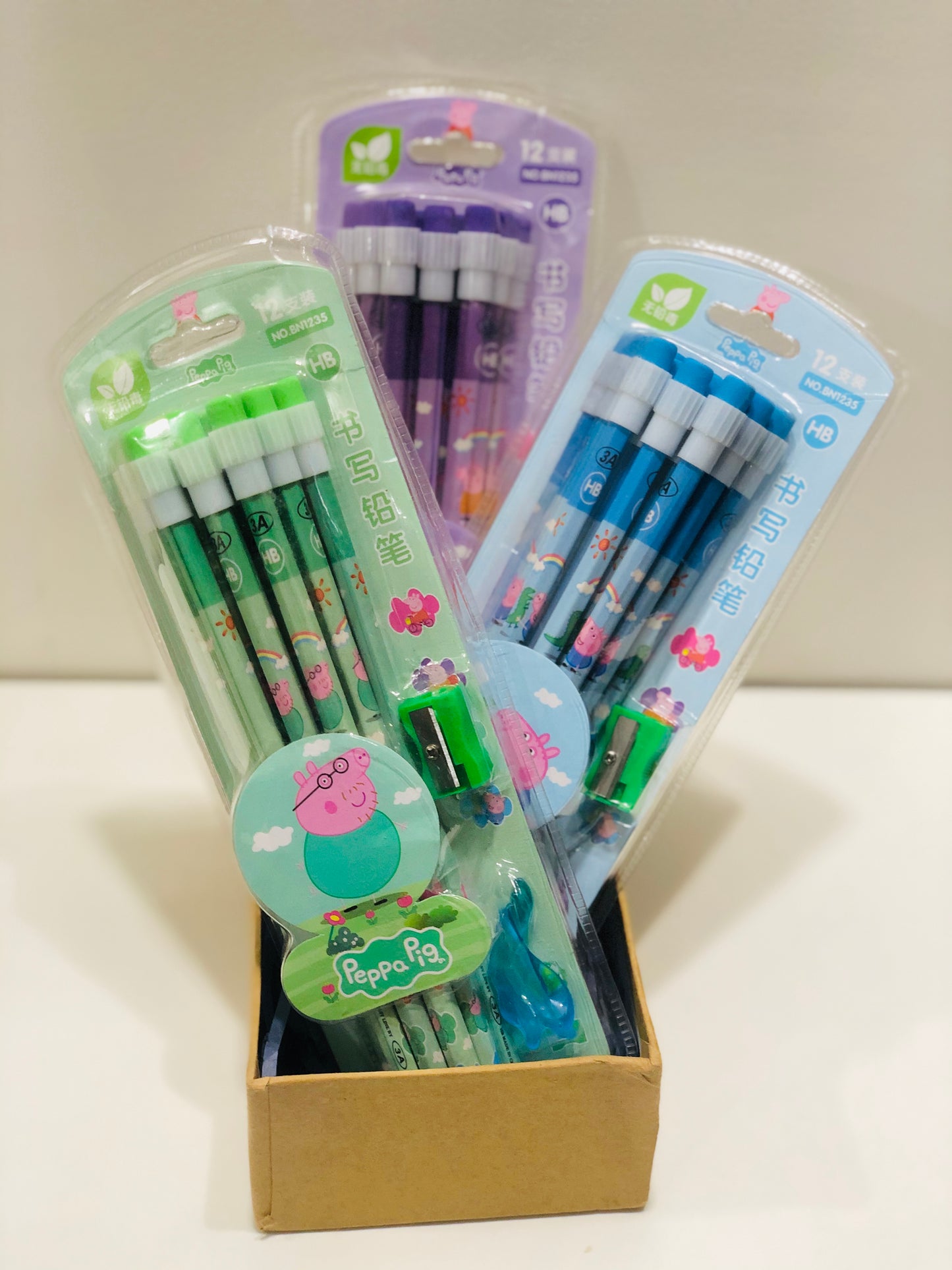 Pencil Set with Erasers