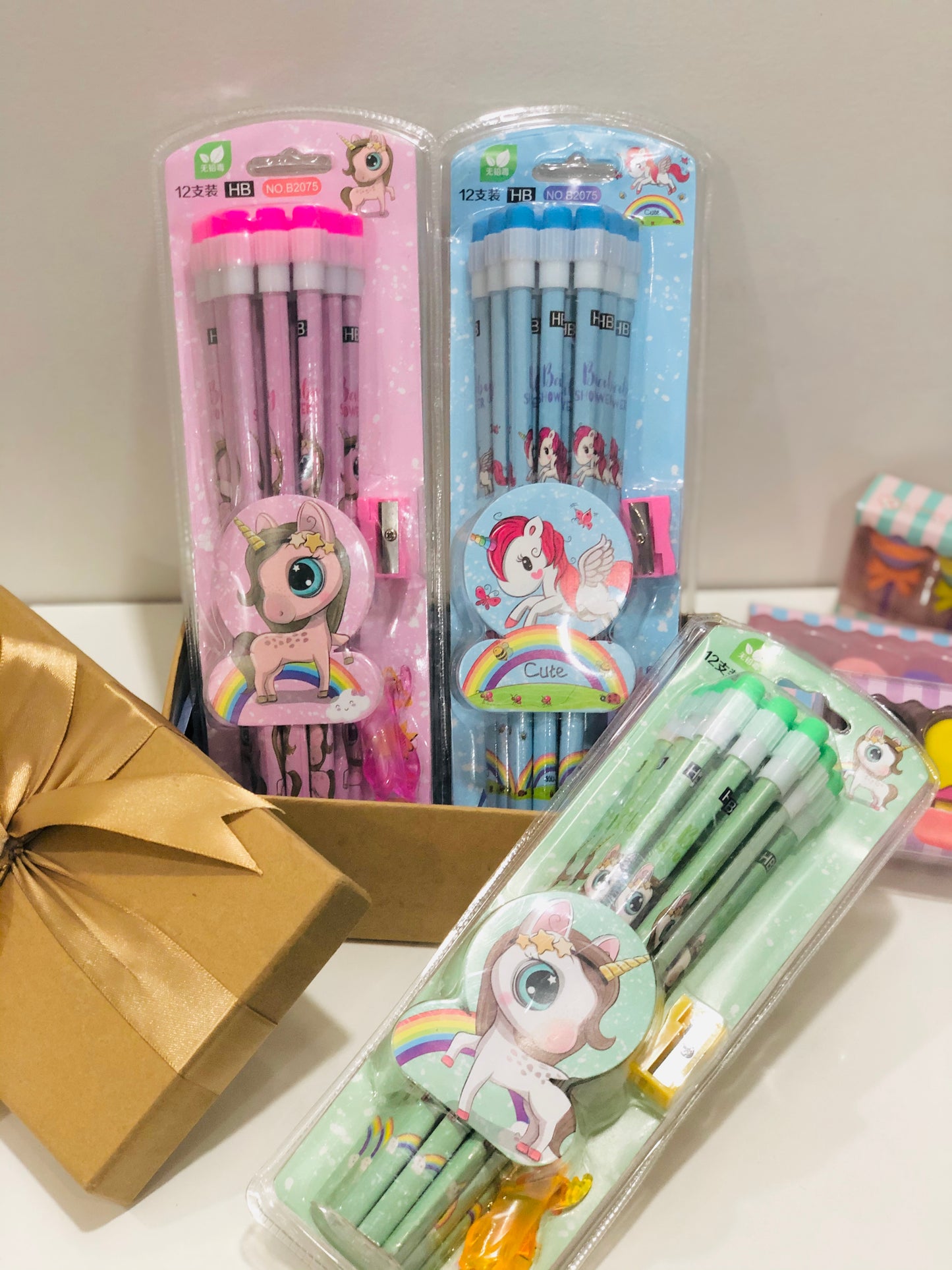 Pencil Set with Erasers