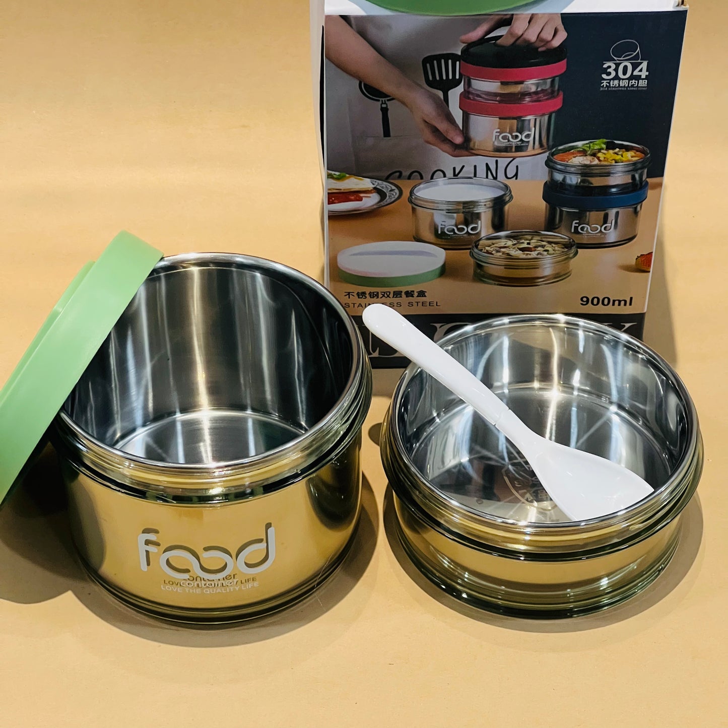 Double Layered SS Lunchbox