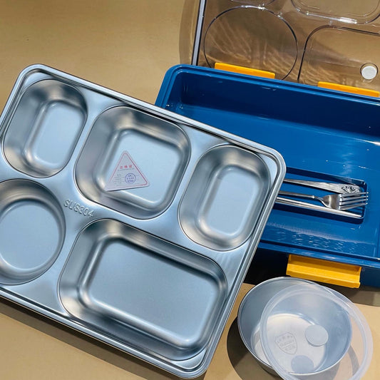 5 Compartments Bento Lunchbox for Adults