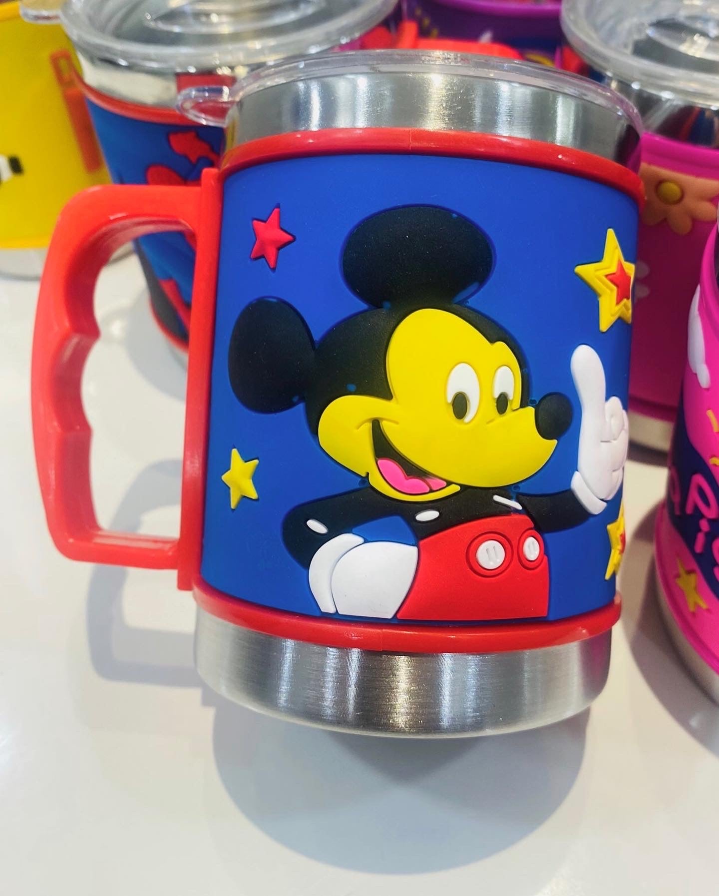 Stainless Steel Mugs with Silicone Embossed