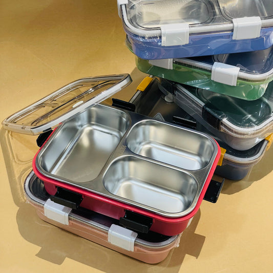 3 Compartments Bento Lunchbox