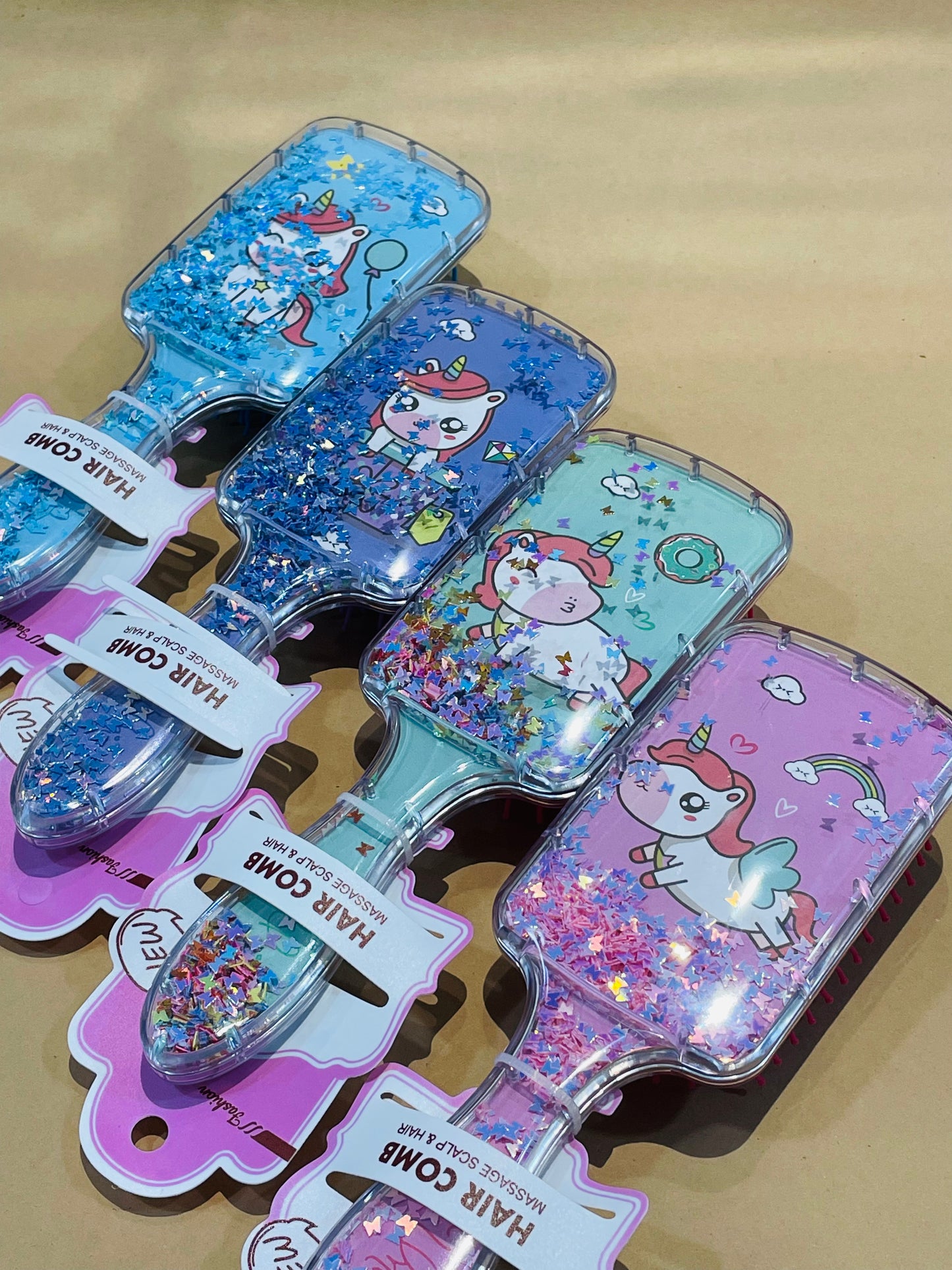 Glitter Unicorn Comb