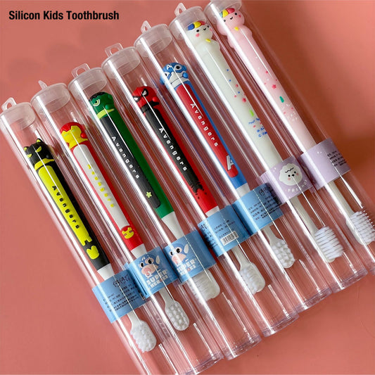 Super Cute Silicone Superheroes Toothbrush