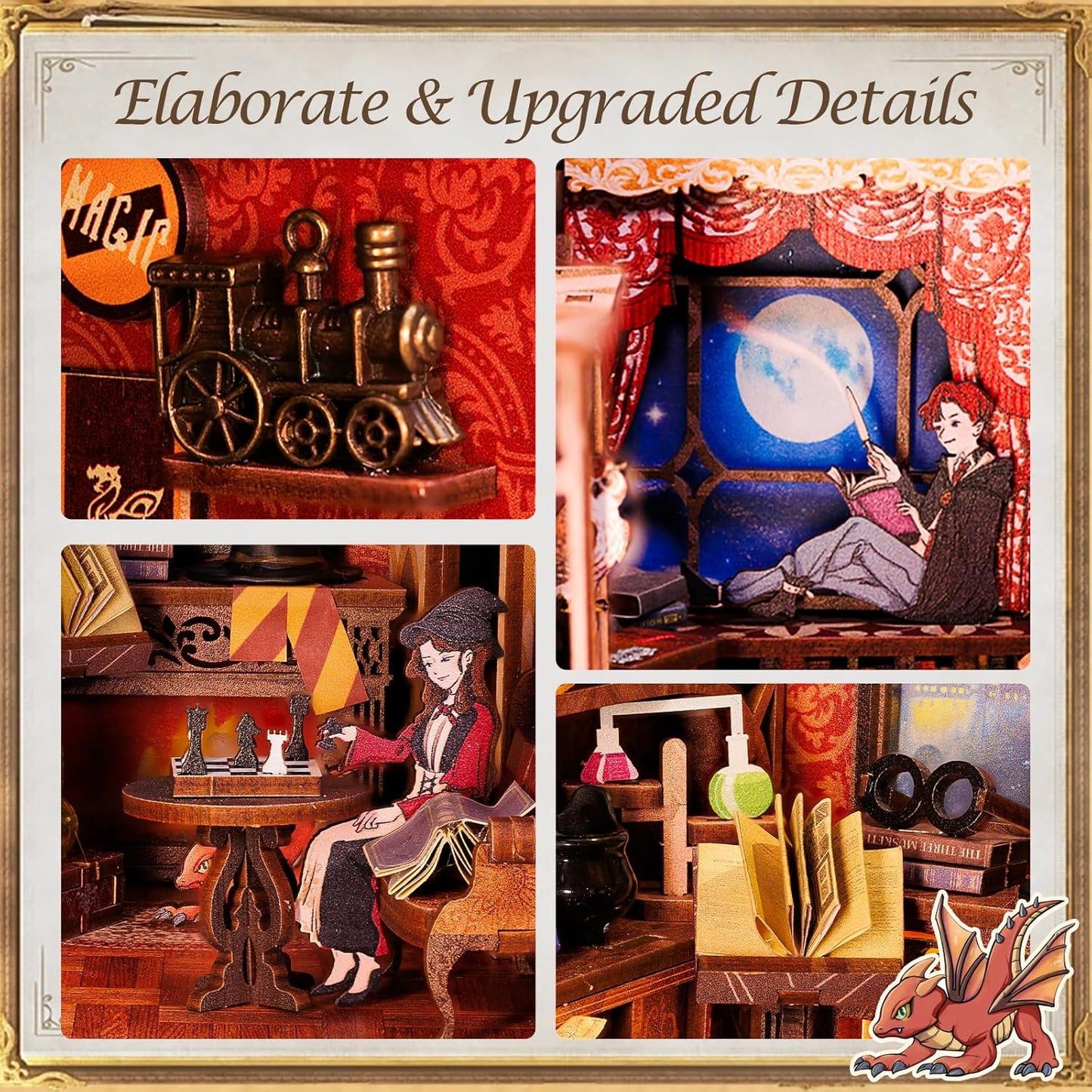 CuteZee - Amazing Common Room | DIY Booknook