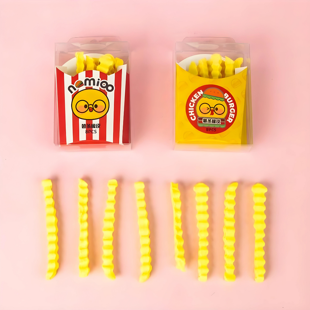 French Fries Erasers