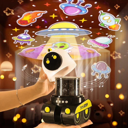 Riding Robot - Moving Light Projector for Astro Dreams for Kids