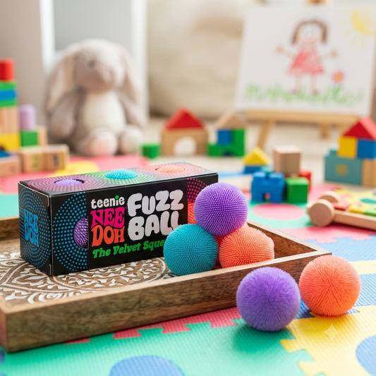 Nee Doh  - Teenie Fuzz Ball | 3pcs Set