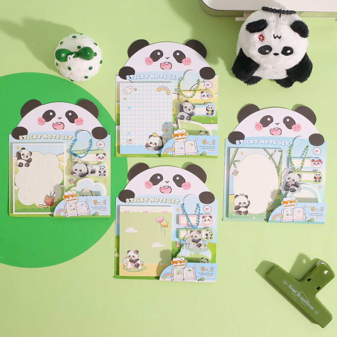 Panda Puddle Sticky Notes