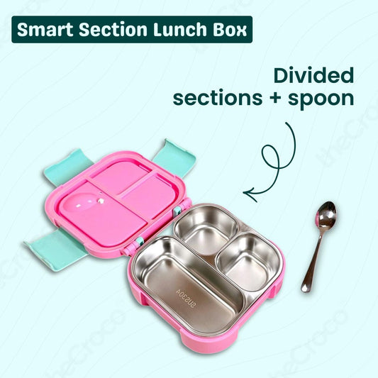 The Croco - 3 Grid Spill Free Mini Lunchbox