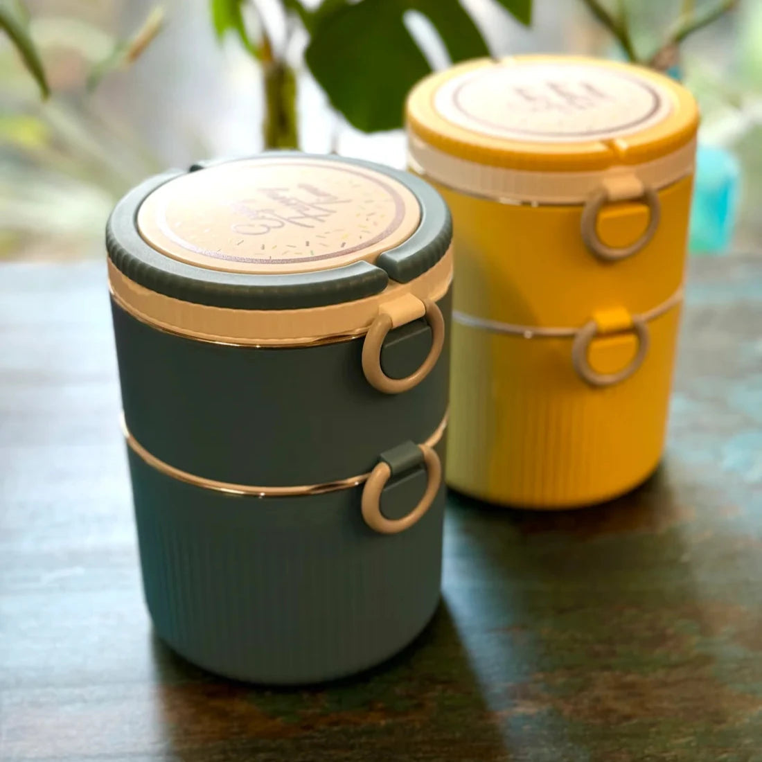 Chops n Hops - Stainless Steel Double Lunchbox