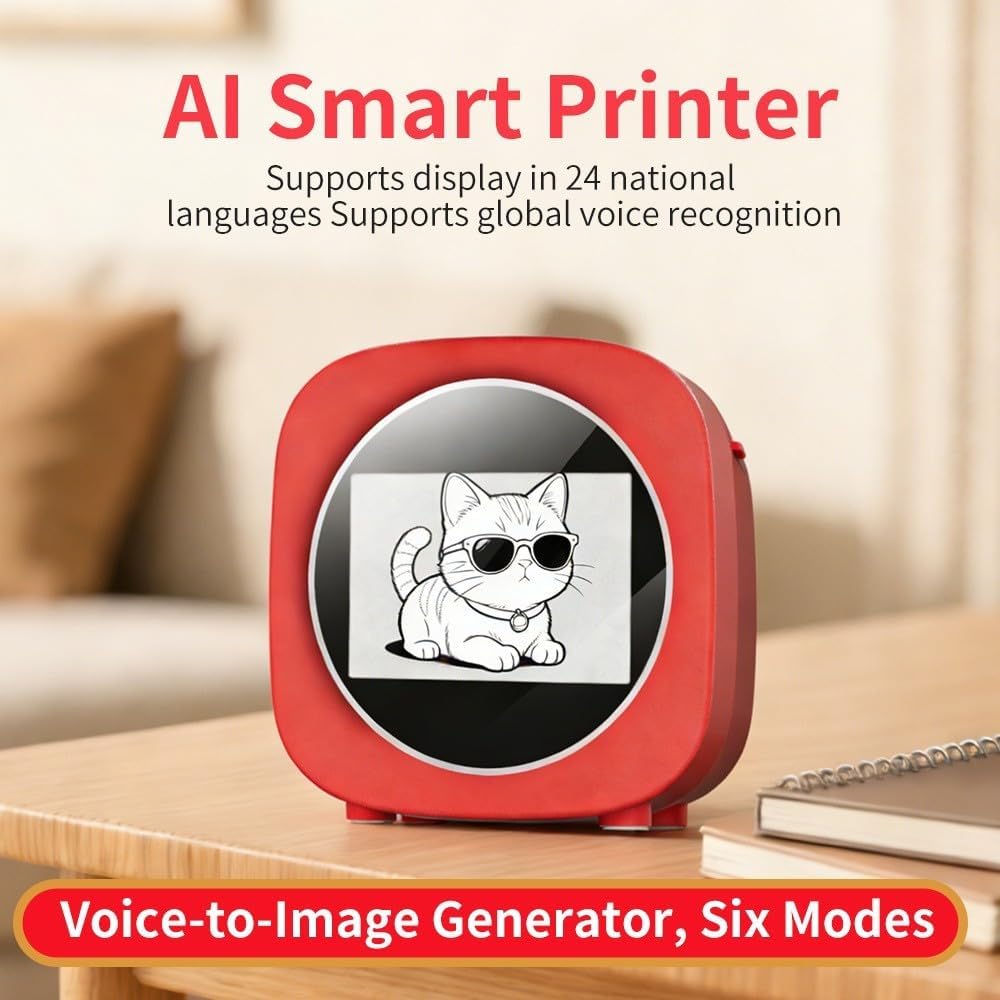 Smart Print - AI Voice Control Printer with APP & WiFi