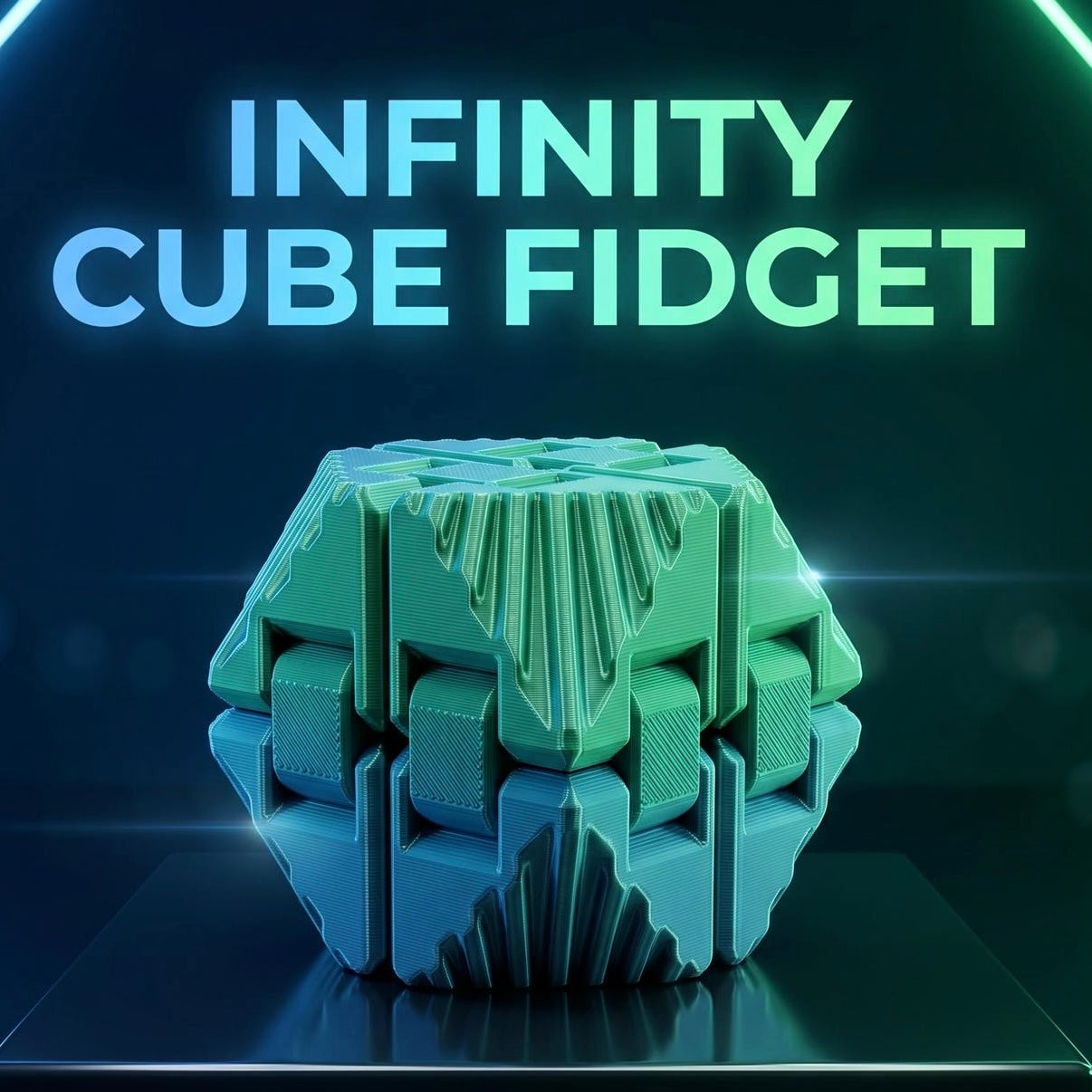 3D Printed Fidget Infinity - 1pcs