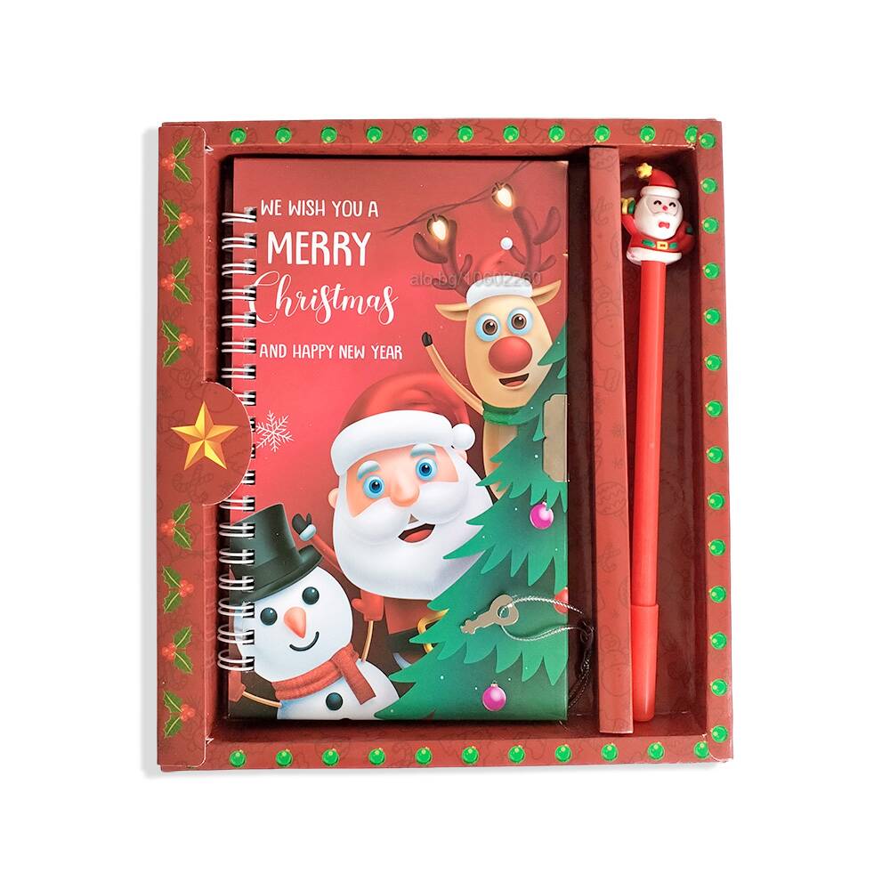 Christmas - Lock Diary with Key