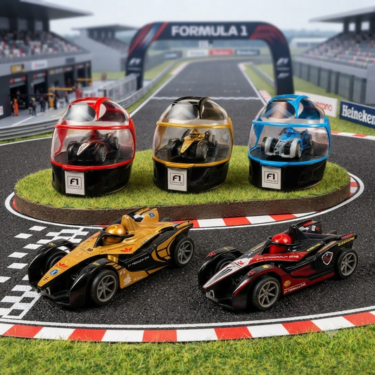 F1 - R/C Car with Helmet Storage Box